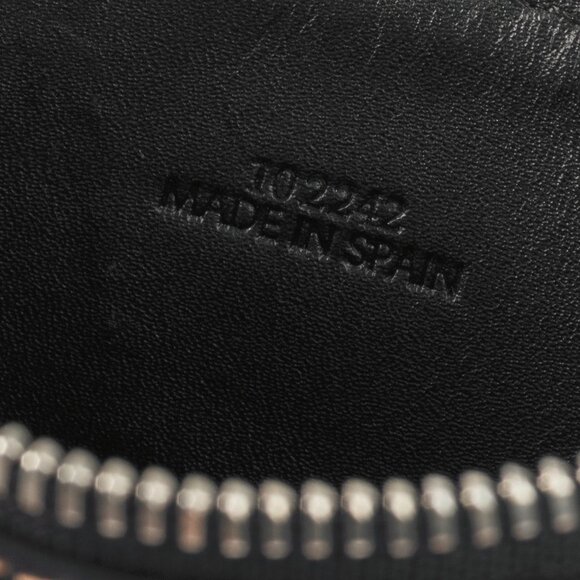 Loewe Puzzle Stitch Black Smooth Calf Leather L Coin Card Holder - Picture 10 of 10